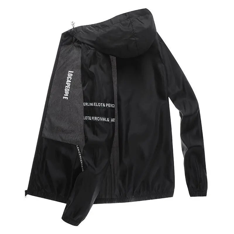 R&B | Leichte Sommerjacke für Männer mit Langen Ärmeln und Uv-Schutz