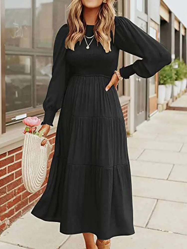 R&B | Midi-Kleid mit Langen Ärmeln und Dinnerjackets