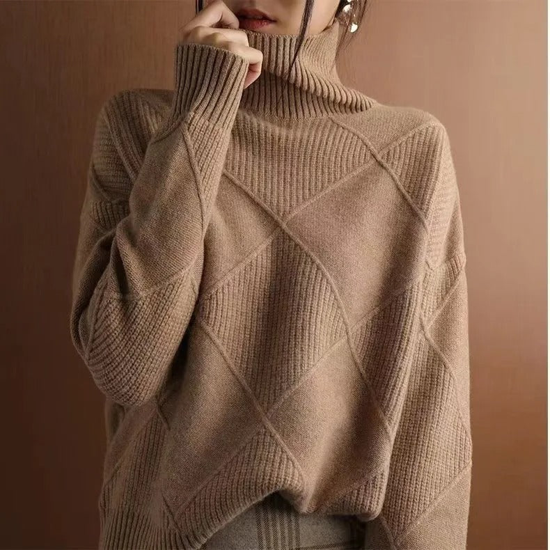 R&BMode - Damen Rollkragenpullover