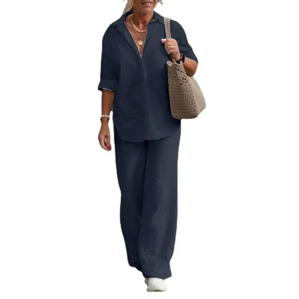 R&B | Lässiges Baumwoll-Set Für Damen