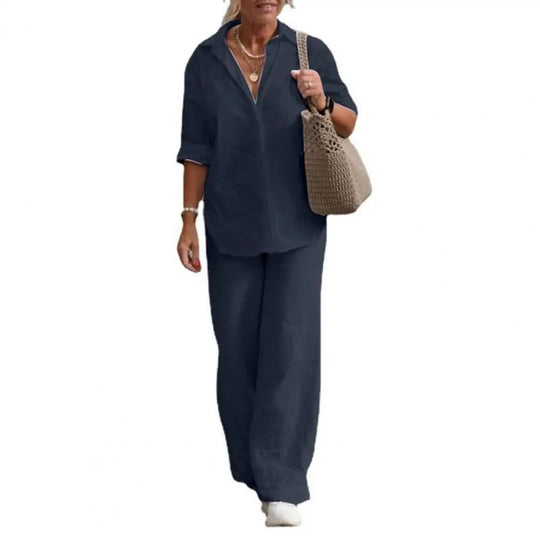 R&B | Lässiges Baumwoll-Set Für Damen