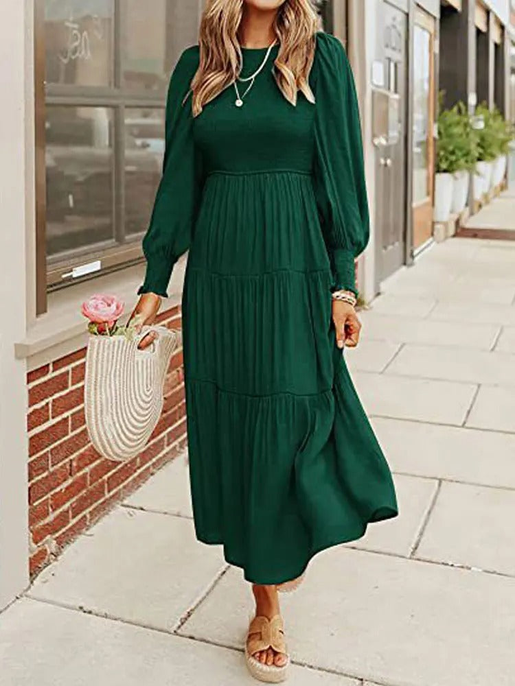 R&B | Midi-Kleid mit Langen Ärmeln und Dinnerjackets