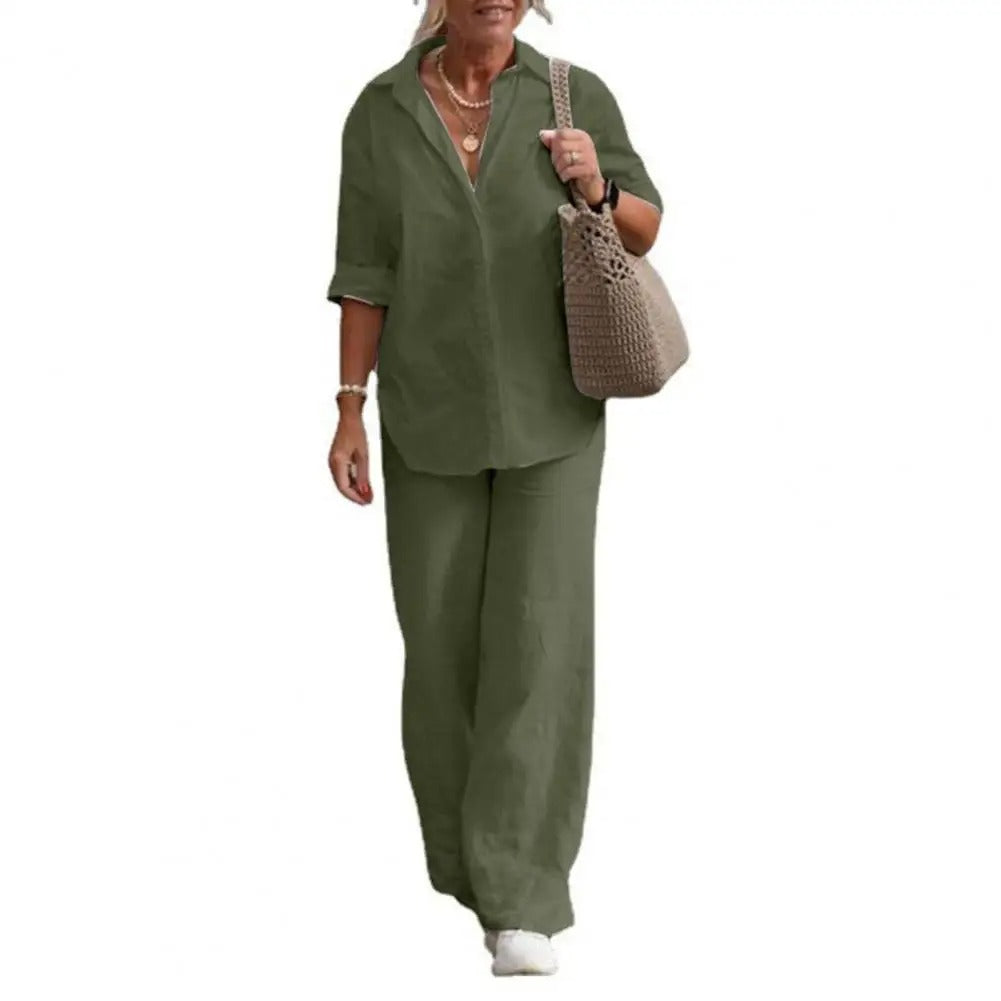 R&B | Lässiges Baumwoll-Set Für Damen