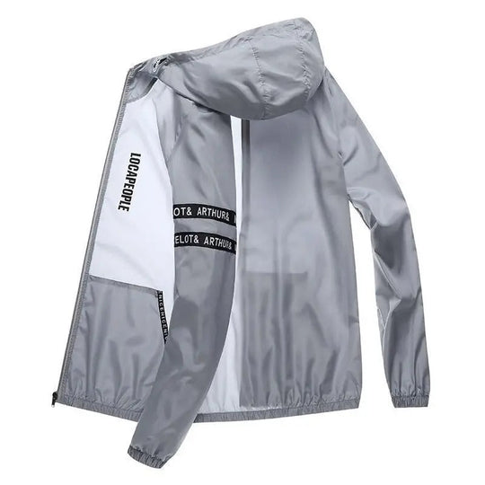 R&B | Leichte Sommerjacke für Männer mit Langen Ärmeln und Uv-Schutz