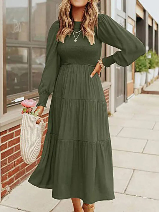 R&B | Midi-Kleid mit Langen Ärmeln und Dinnerjackets