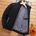 R&B | Diamant-Muster Bomberjacke Herren