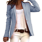 R&B | Blazer Slim Passform Atmungsaktiver Stoff Einreiher Strukturierte Silhouette