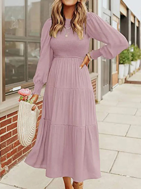 R&B | Midi-Kleid mit Langen Ärmeln und Dinnerjackets