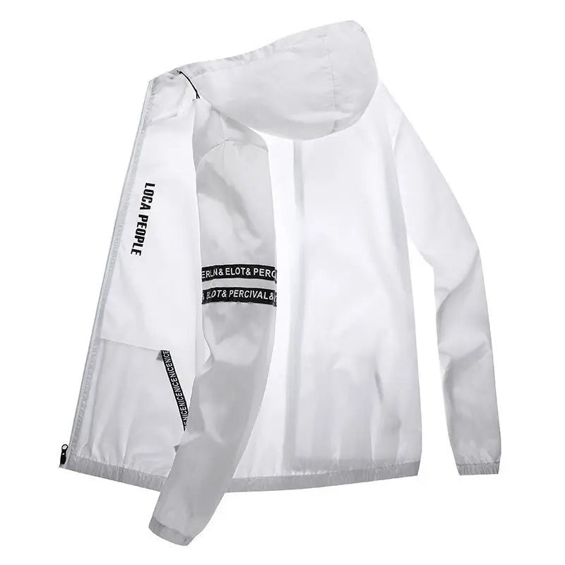 R&B | Leichte Sommerjacke für Männer mit Langen Ärmeln und Uv-Schutz