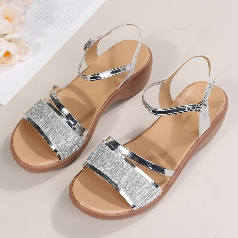 R&B | Orthopädische Sandalen mit Keilabsatz