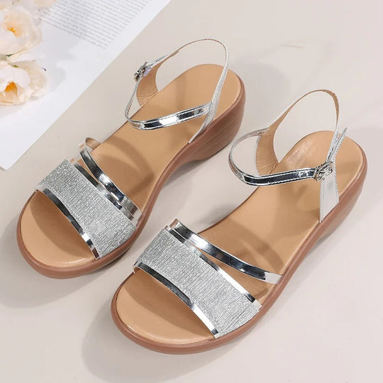 R&B | Orthopädische Sandalen mit Keilabsatz