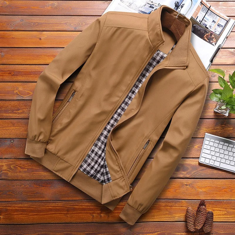 R&B | Stilvolle Casual Herbst Windbreaker mit Kragen für Männer