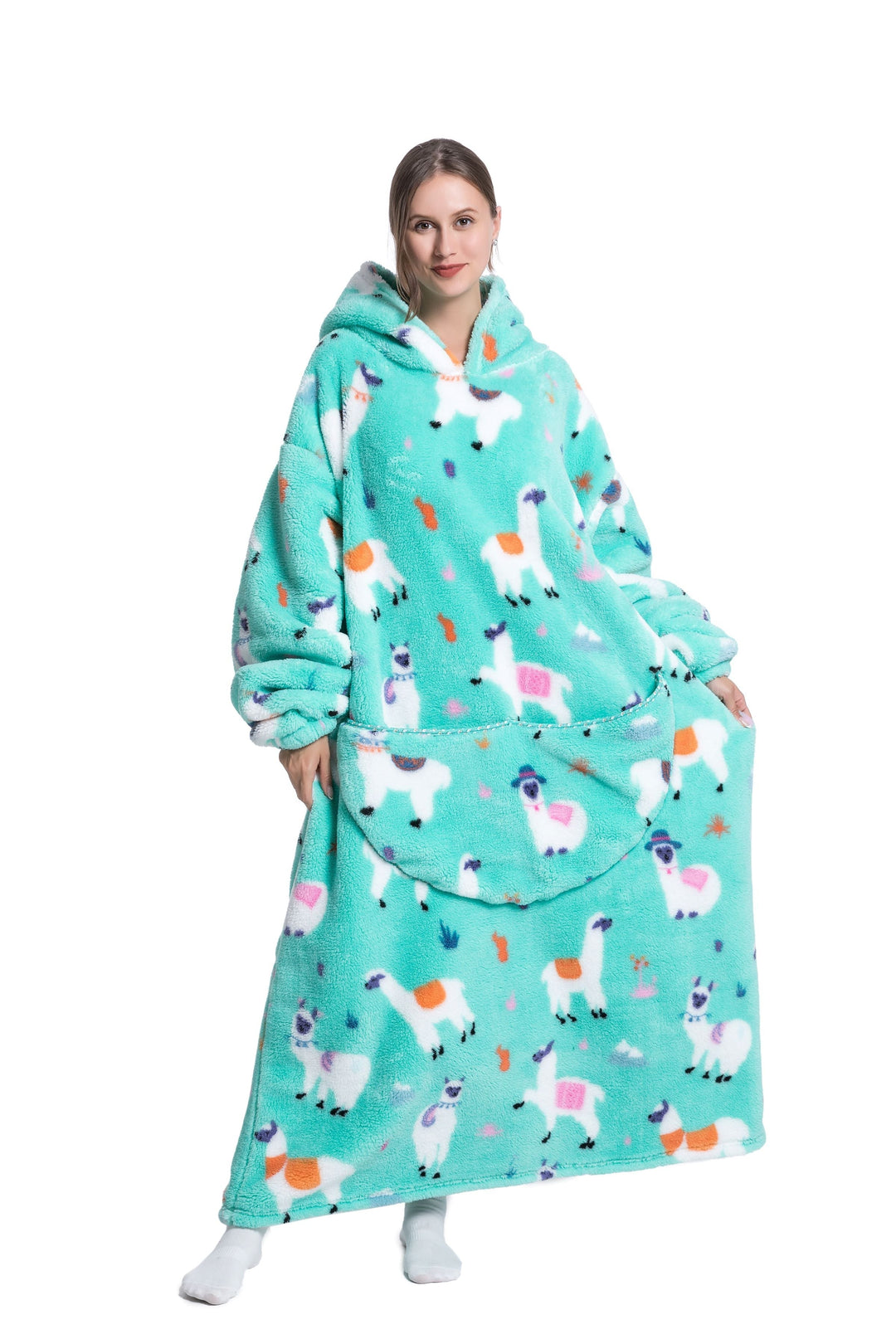 R&B | Fleece Hoodie Decke für Den Winter