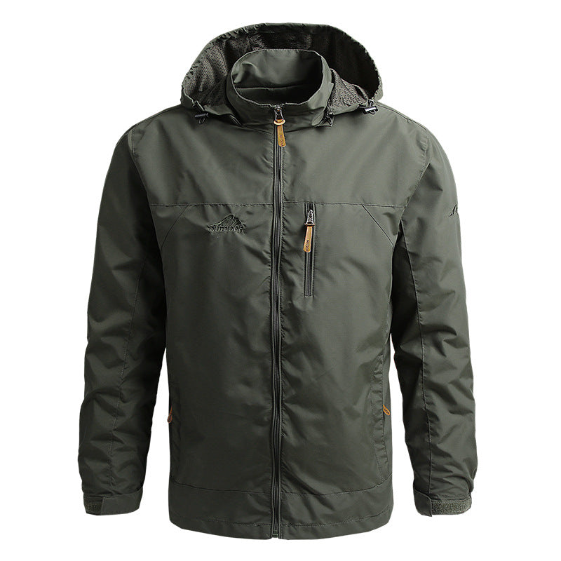 R&B | wasserdichte Outdoorjacke mit Kapuze