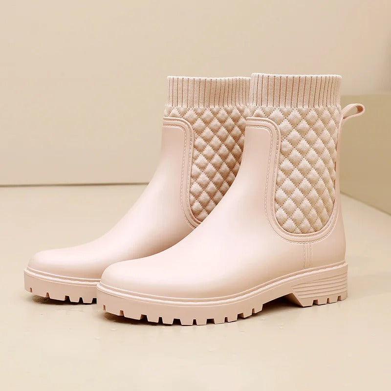 R&B | Stiefeletten Strickbund