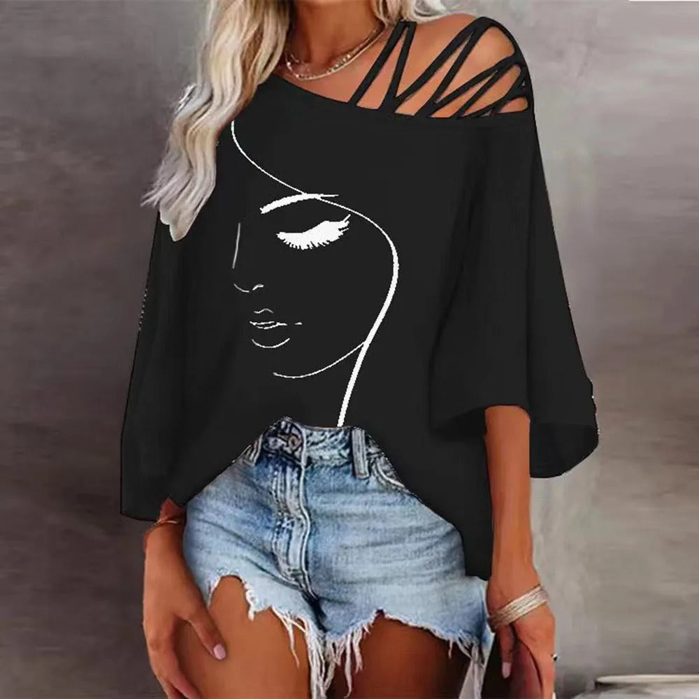 Bedrucktes Damenshirt