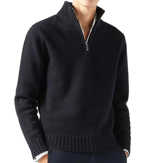 R&B | Rollkragenpullover mit Reißverschluss