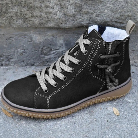 Damen Schuhe Bequem Imitationsleder Mit Warmfutter R&B