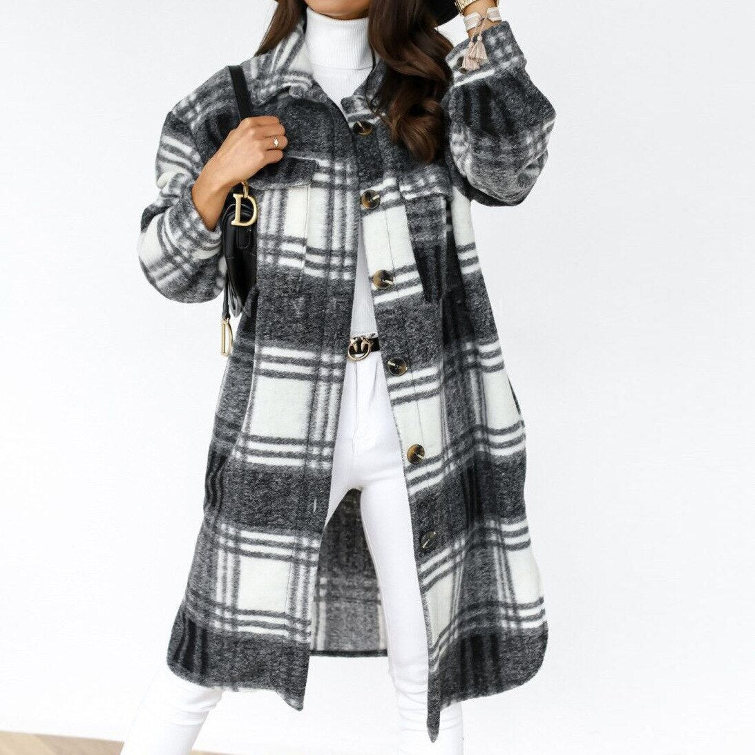 R&B | Übergangsjacke Damen Lang Ideal für Den Frühling