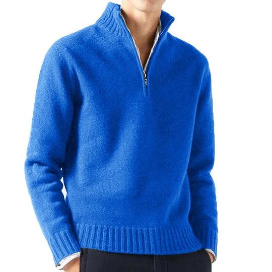 R&B | Rollkragenpullover mit Reißverschluss