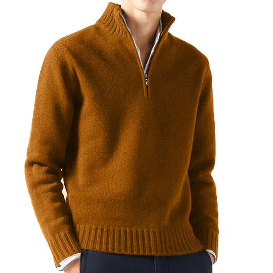 R&B | Rollkragenpullover mit Reißverschluss