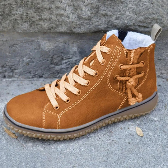 Damen Schuhe Bequem Imitationsleder Mit Warmfutter R&B