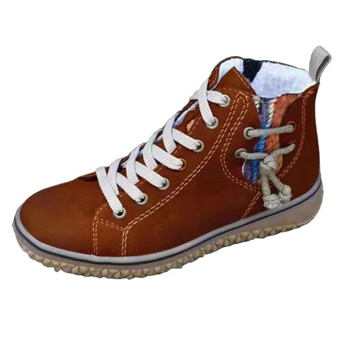 Damen Schuhe Bequem Imitationsleder Mit Warmfutter R&B