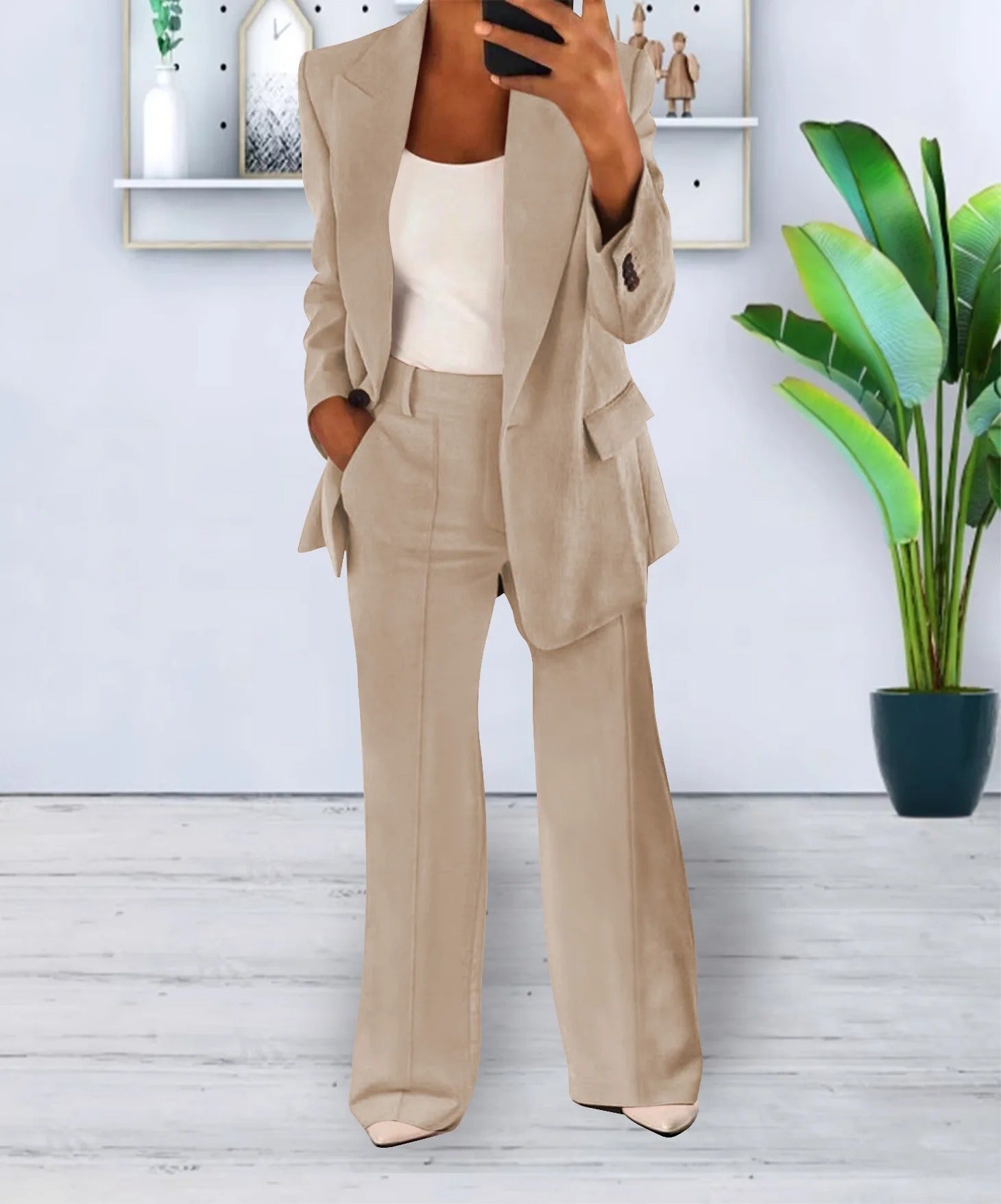 R&B 2-teiliges Damen Blazer-Set