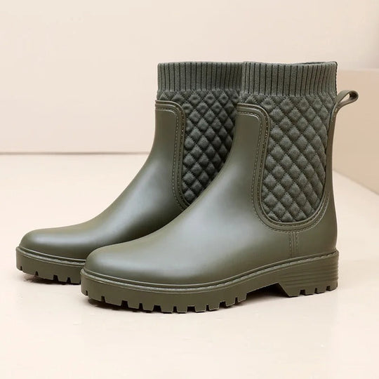 R&B | Stiefeletten Strickbund