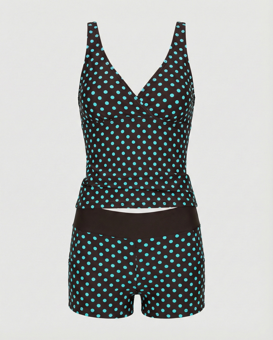R&B – Figurschmeichelnder Damen-Tankini, Tankini-Oberteil & Modische Shorts