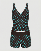 R&B – Figurschmeichelnder Damen-Tankini, Tankini-Oberteil & Modische Shorts