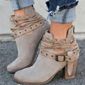 R&B | Einzigartige und Elegante Stiefeletten mit Riemchen