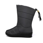 R&B | Damen Wasserdichte Winter Warme Baumwollstiefel