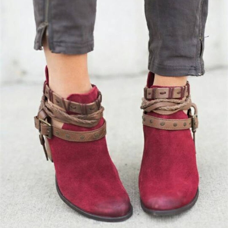 R&B | Einzigartige und Elegante Stiefeletten mit Riemchen