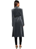 R&B | Samt Lange Blazer Damen Mantel
