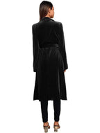 R&B | Samt Lange Blazer Damen Mantel