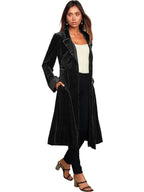 R&B | Samt Lange Blazer Damen Mantel