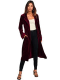 R&B | Samt Lange Blazer Damen Mantel