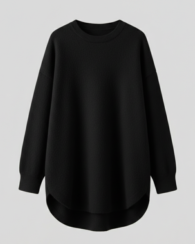 R&B | Pullover - Damen Herbst Mid-Length Oversized Pullover