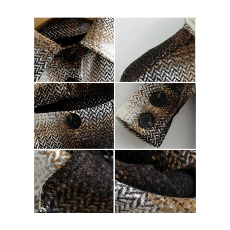R&B | Vintage Mid Coat für Frauen - Stilvoll und Lässig