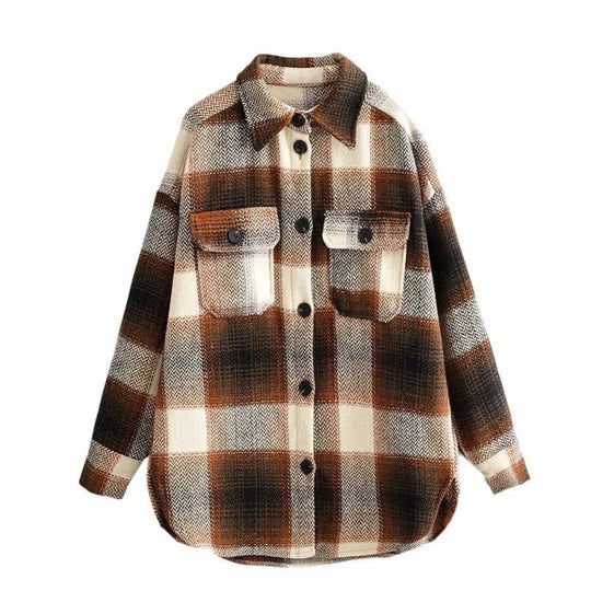 R&B | Vintage Mid Coat für Frauen - Stilvoll und Lässig