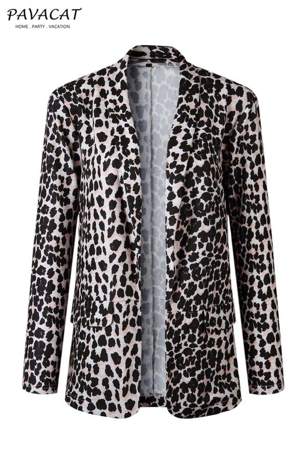R&B | Tiermuster Strickjacke