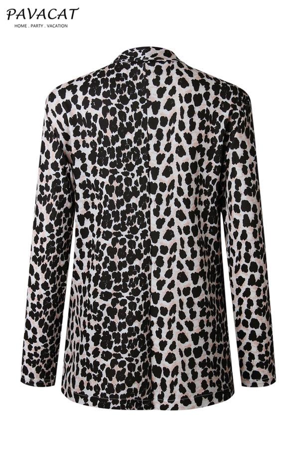 R&B | Tiermuster Strickjacke