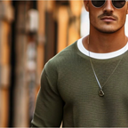 R&B | Strukturierter Strickpullover Lange Ärmel Lässiger und Stilvolles Aussehen