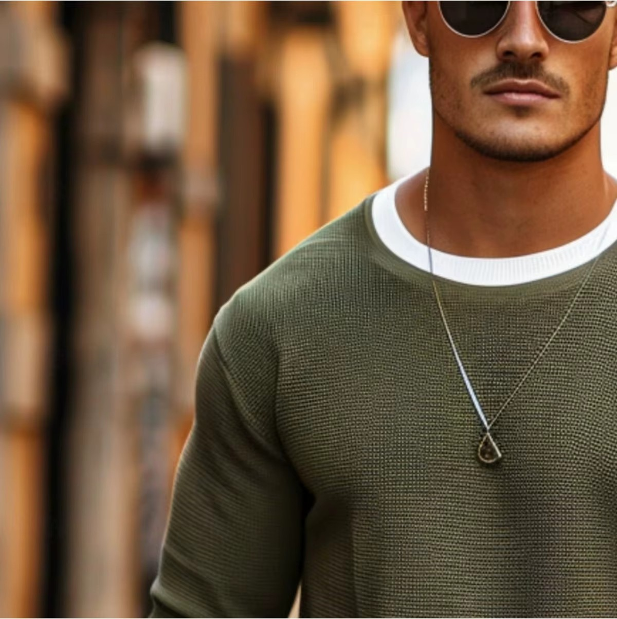 R&B | Strukturierter Strickpullover Lange Ärmel Lässiger und Stilvolles Aussehen