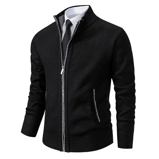 R&B - Stilvolle und Bequeme Winter Fleece Jacke mit Reißverschluss für Männer