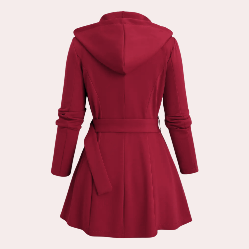 R&B | Elegante Kapuzenjacke mit Reißverschluss für Damen im Herbst