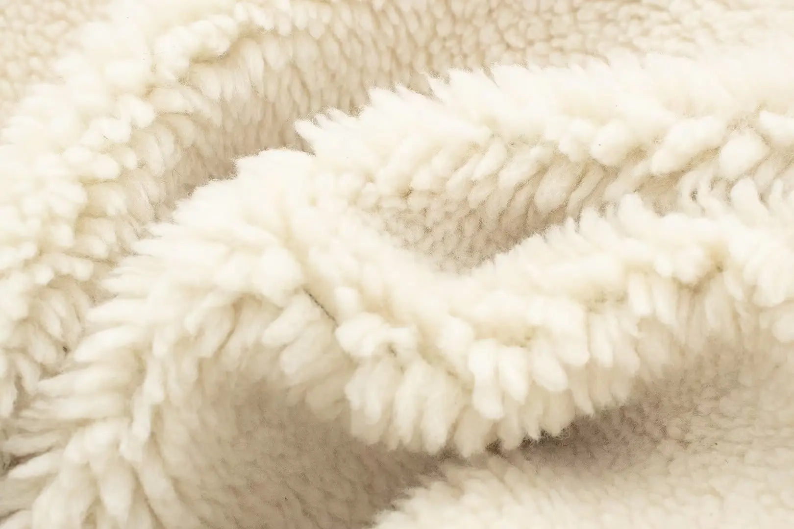 R&B | Oversized Teddyjacke - Kontrastbesatz Hoher Kragen Jacke