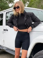 R&B | Pufferjacke mit Hohem Kragen