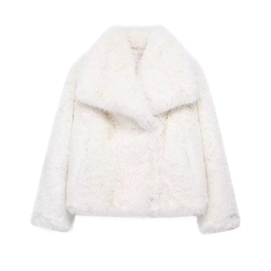 R&B | Warme Pelzjacke Für Damen In Stilvollem Design